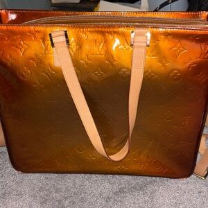 Louis Vuitton Shimmering Orange Tote
